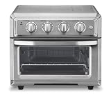Cuisinart TOA-60 Convection AirFryer Toaster Oven, Premium 1800-Watt Oven with 7-in-1 Functions and Wide Temperature Range, Large Capacity AirFryer with 60-Minute Timer/Auto-Shutoff, Stainless Steel Airfryer Toaster Oven Color: Blushing Coral