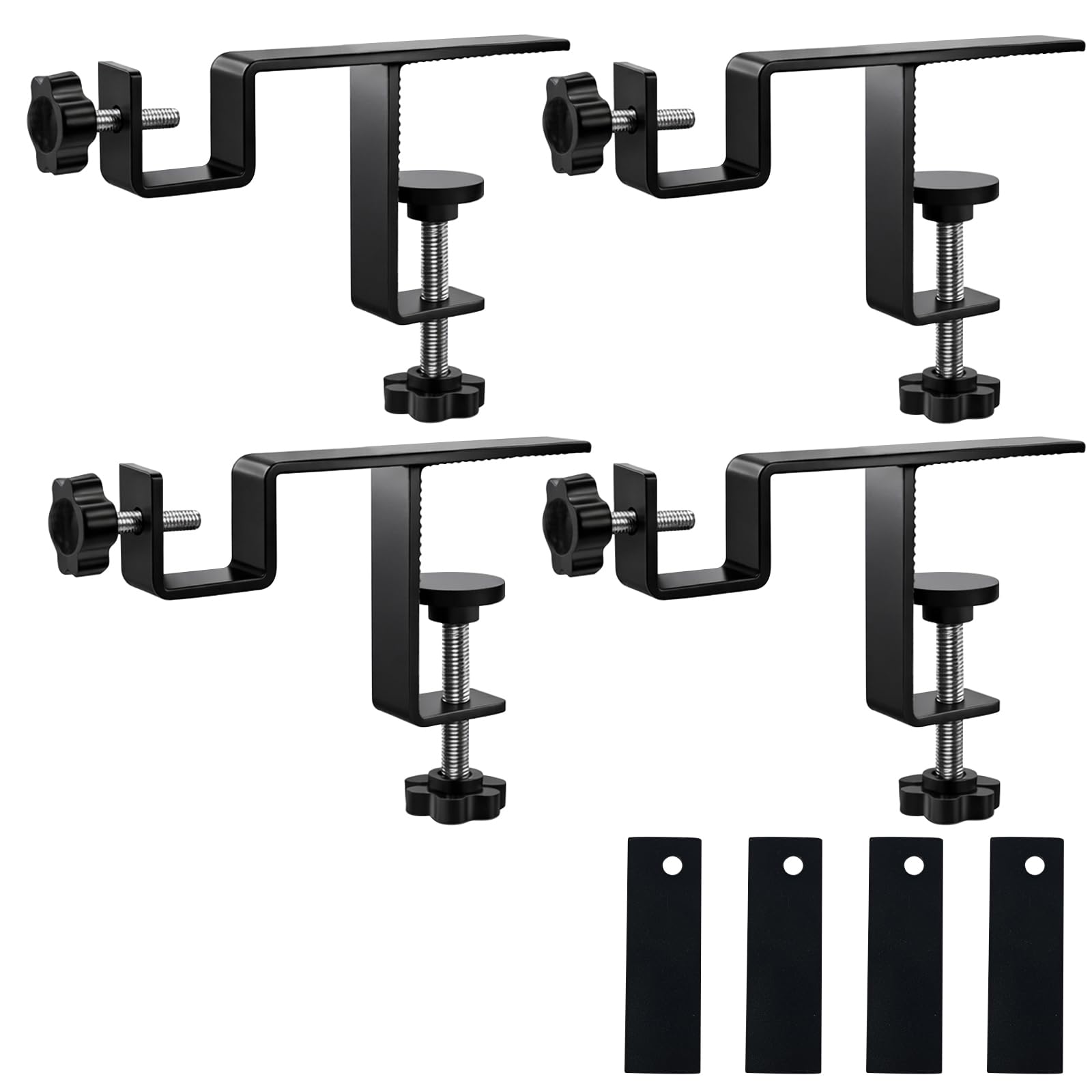 Photo 1 of LAZTZQ Internal Curtain Rod Set 0.8-2.3 Inch Wide Track (External Available 0.8-4 Inch Wide Track), No Drilling Required, Tool-Free,Magnetic Curtain Hooks, Black 4 Pieces (US Patent Application)