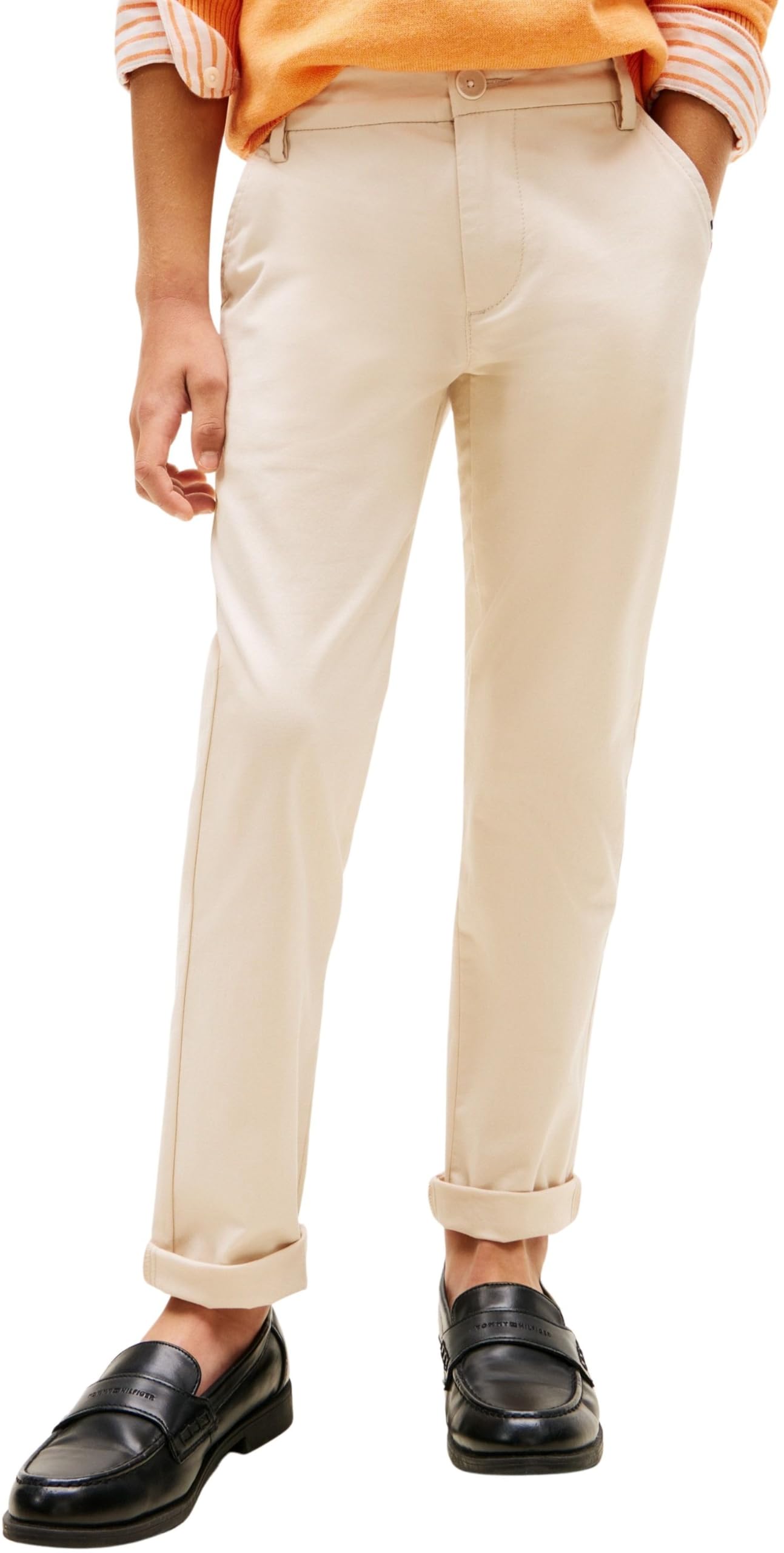 Tommy Hilfiger Jungen Chino Hose 1985 Chino Pant Regular Fit