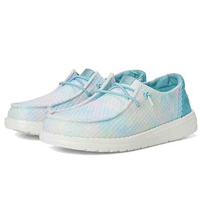Hey Dude Kids Wendy Mermaid Shimmer (Little Kid/Big Kid) Girls Shoes Reef Blue/Multi