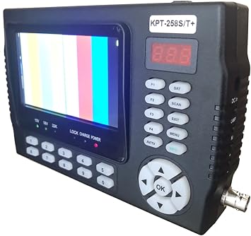 デジタル衛星信号計ファインダー KPT-258ST+AHD DVB-S2 DVB-T/T2 DVB-C コンボテスト CCTVカメラ DVB-T/T2 DVB-C コンボ 衛星探知機 メーター Better St-5150