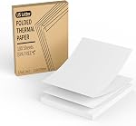 4 Rolls Thermal Printer Paper 8.5''x11'', US Letter Size Thermal Printing Paper Roll, Thermal Paper Compatible with Phomemo, POLONO, Gloryang, JADENS Portable Thermal Printers