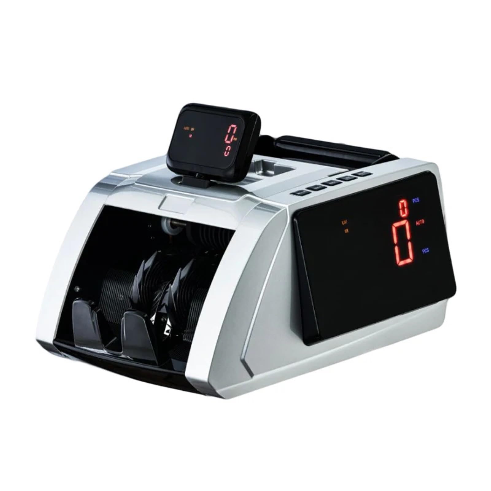 Máquina multicontadora de billetes moneda, escáner magnético UV grande detección dinero con pantalla LED,Detección precisa