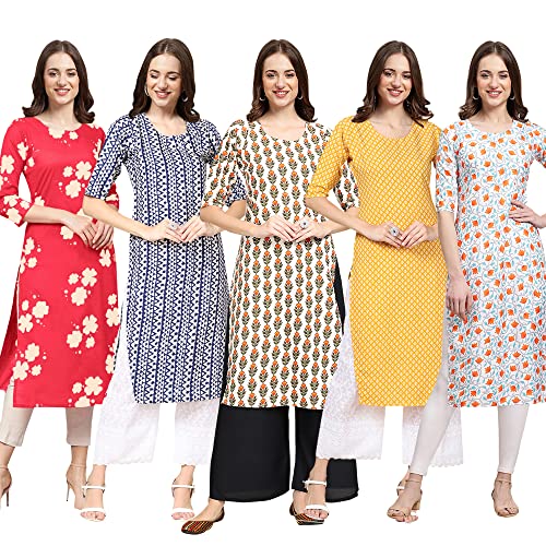 Image of Pinkmint Women's Crepe Regular Kurta