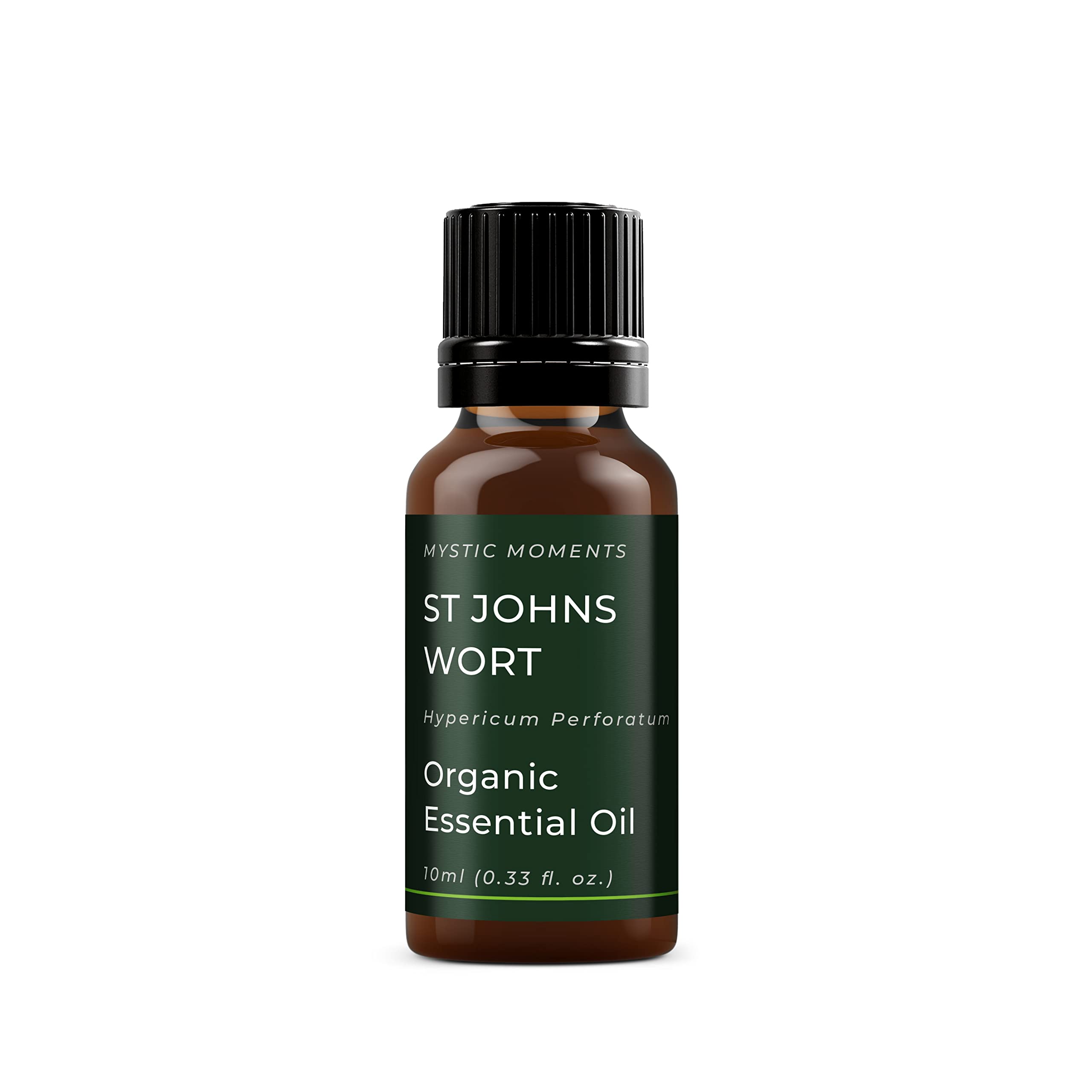 Mystic Moments | Huile essentielle biologique de Millepertuis | 10ml | Hypericum perforatum apporte aux diffuseurs, aux mélanges d'huiles et aux formulations parfumées un arôme chaud herbacé.