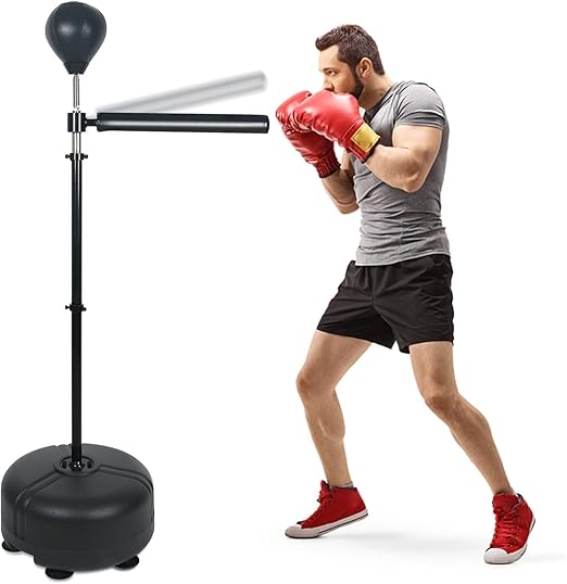 Veocore Boxing Bar with Punching Bag, Boxing Spinning Bar