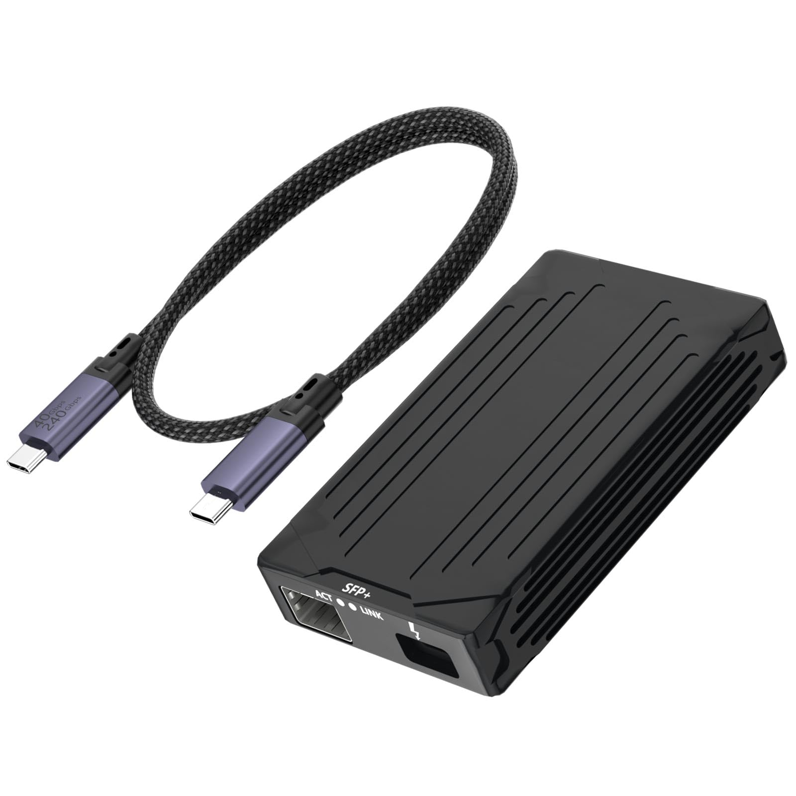 GLOTRENDS ST7411 Thunderbolt 3 to 10Gb SFP+ Adapter, True 10Gbps PCIe