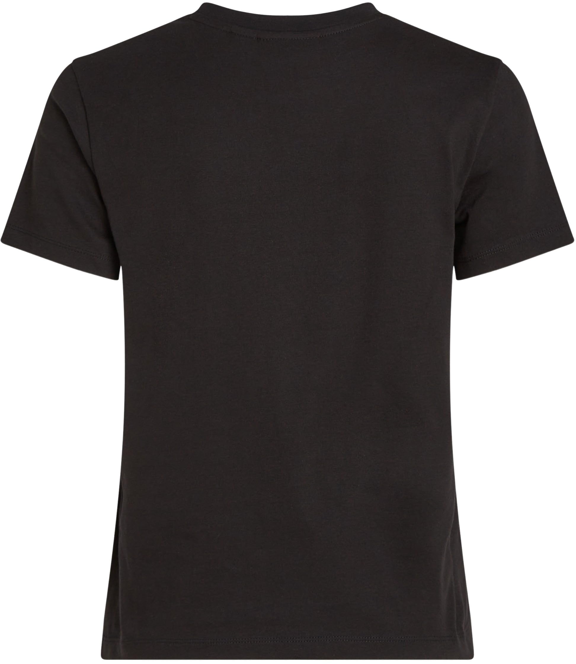 Calvin Klein Camiseta de Manga Corta Mujer Woven Label Regular tee de algodón