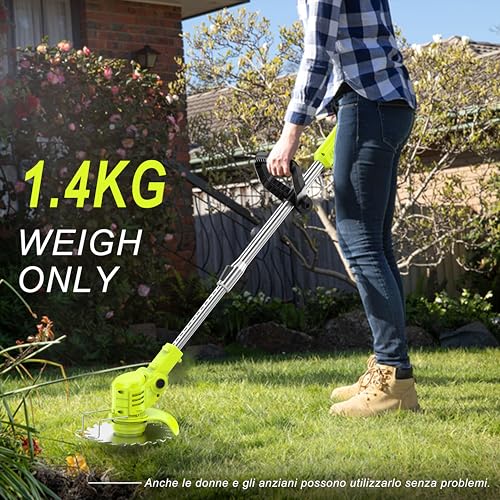 Wrneaoch Metal Blade Cordless Strimmer 24V - Image 5