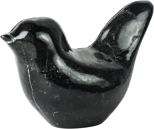 Miniatura 7 de DreamsEden Figuras de pájaros para decoración del hogar, 1 pieza hecha en piedra, estatua de pájaro grande, escultura decorativa para estante, mesa,