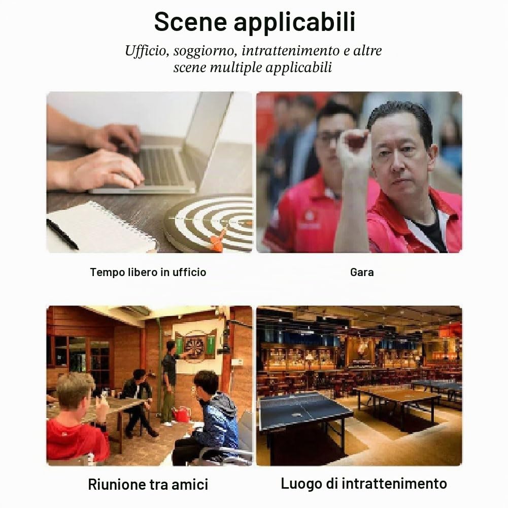 Bersaglio Freccette Classico Bersaglio con 4 Freccette Professionali