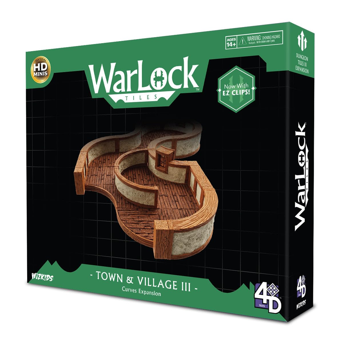 Amazon.com: WizKids Warlock Tiles: Expansion – Town & Village III