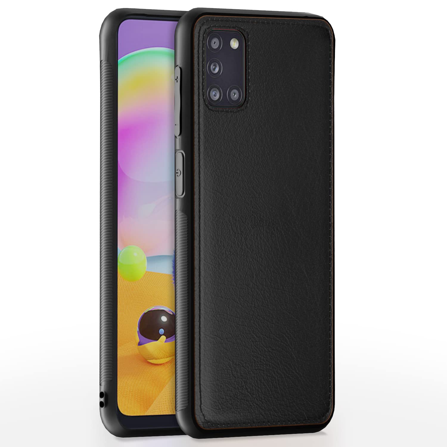 Pikkme Samsung Galaxy A31 Back Cover | Flexible Pu Leather | Full Camera Protection | Raised Edges | Super Soft-Touch | Bumper Case for Samsung Galaxy A31 (Black) (B0BR5FYYXY) Amazon Price History, Amazon Price Tracker