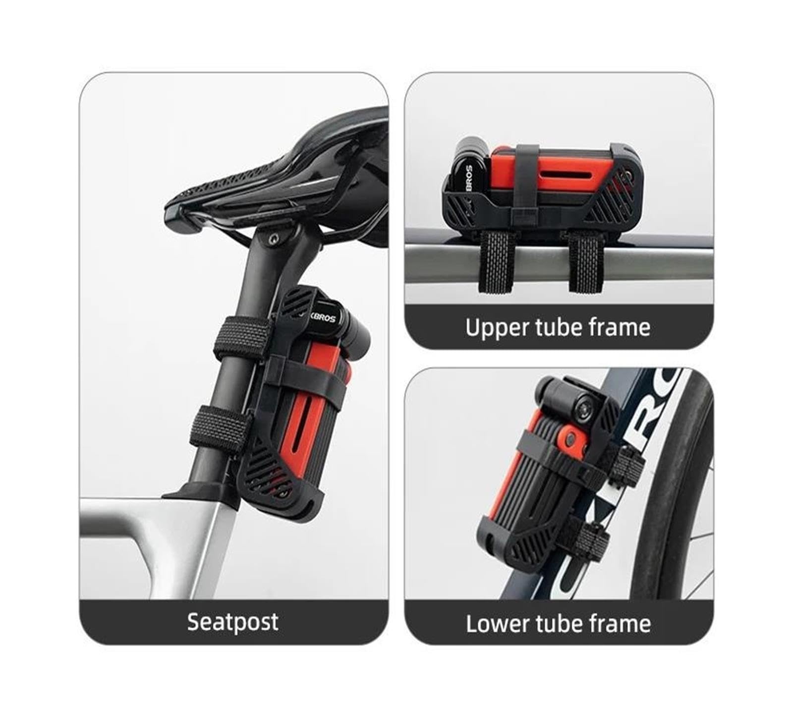 1PCS Foldable Anti-Theft Chain Lock