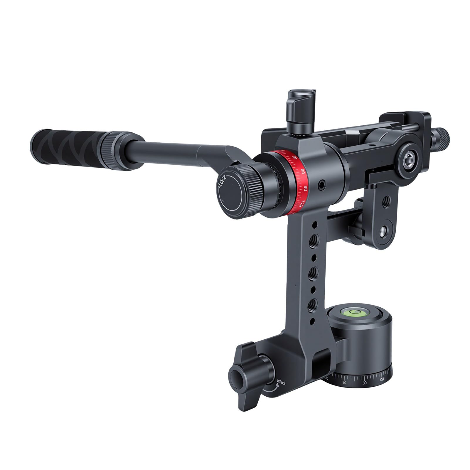 Bewinner Aluminum Alloy 360 Supporto Telefono per Treppiede