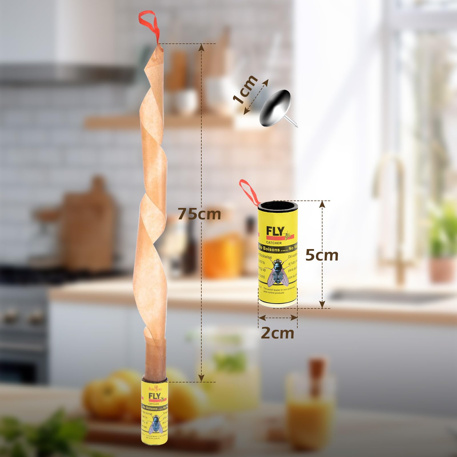 Zevo Flying Insect Trap Plug In 22 Pack Fly Strips - Sticky Fly Ribbon ...