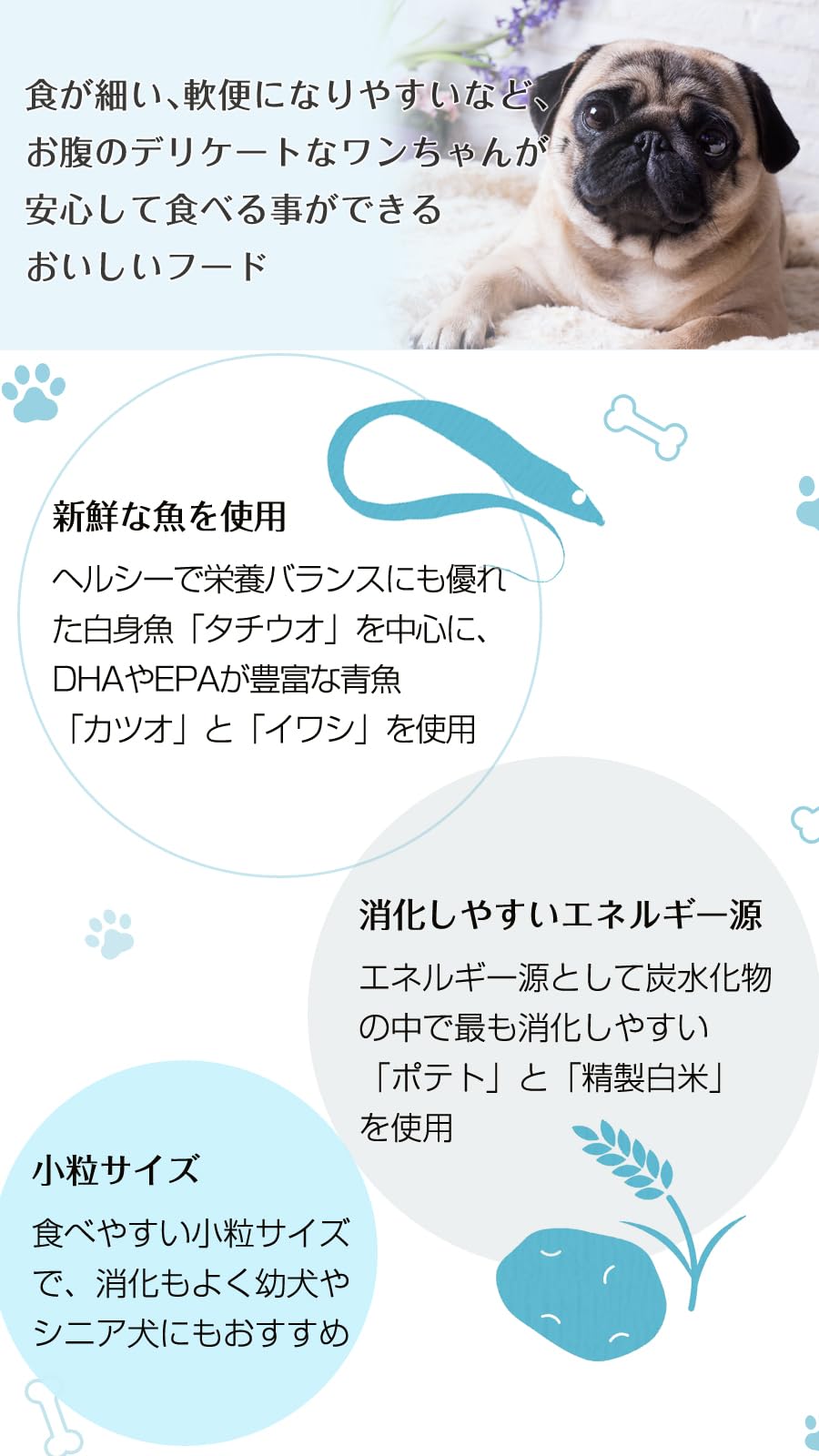 Amazon.co.jp: ナチュラルハーベスト ドッグフード おなかにやさしい