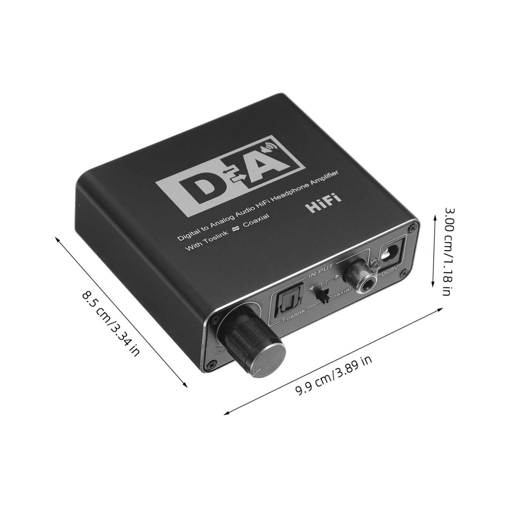 Convertitore Audio Digitale e Coassiale Adattatore Compatto Per Tv e Altoparlanti Per Migliorare Audio Perdita