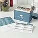 Meal Planner with 72 Recipe Cards (Sides Menu) - Weekly Menu Planner | Sturdy Recipe Box | 12 Reusable Grocery Shopping Lists | 5 Blank Recipe Cards | Recipe Card Protector | Recipe Ideas