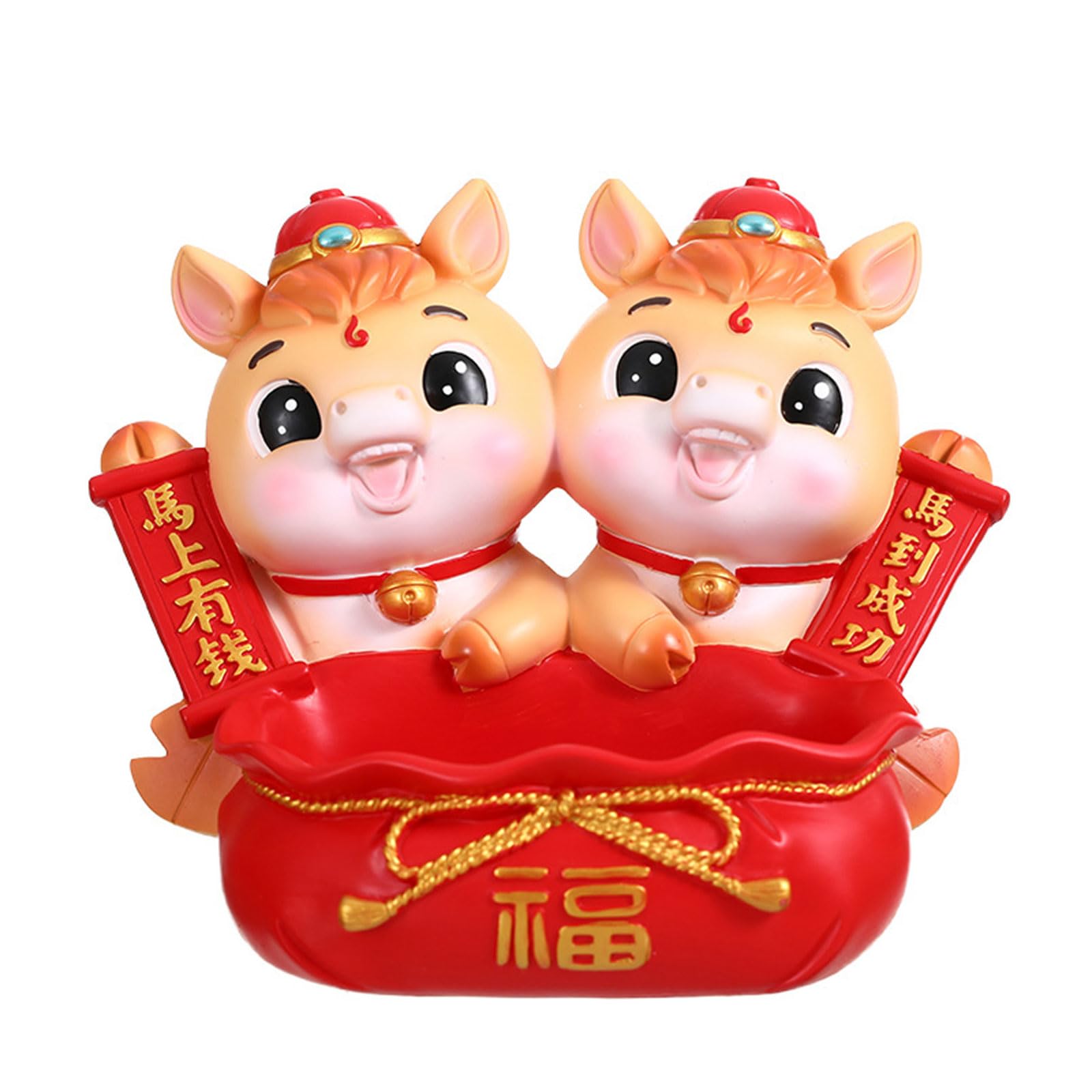 Msioytog Culture Horse Entryway Storage Tray Small Items Holder Optional Theme for Home Decoration Resin Metal Tray