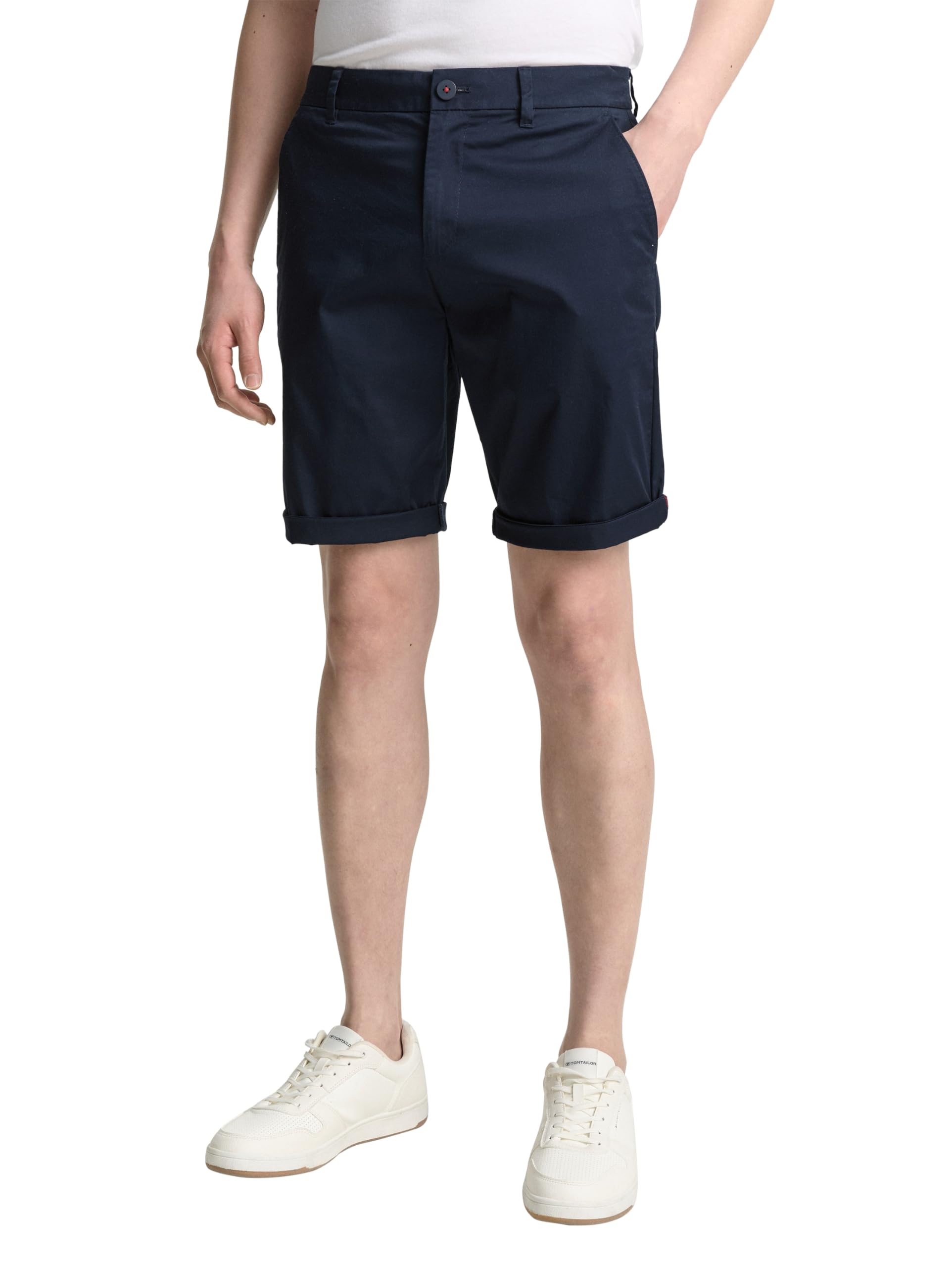 TOM TAILOR Herren Lightweight Regular Chino Shorts