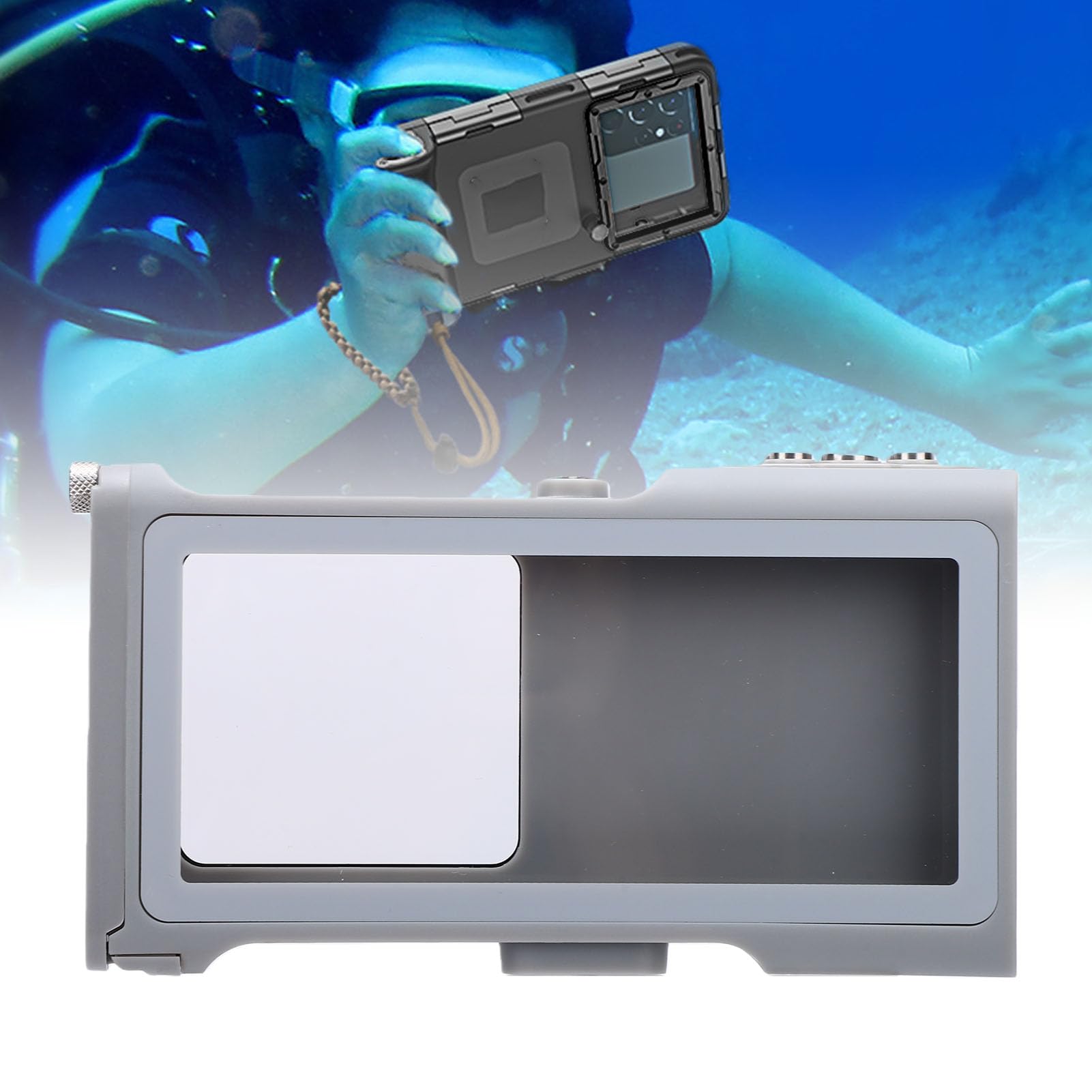 Cuifati Custodia per Telefono Impermeabile IP68 per Immersioni Subacquee, Controller Bluetooth per Fotografia Subacquea, Design Sigillato Professionale per Sport Acquatici Snorkeling, Protezione (#3)