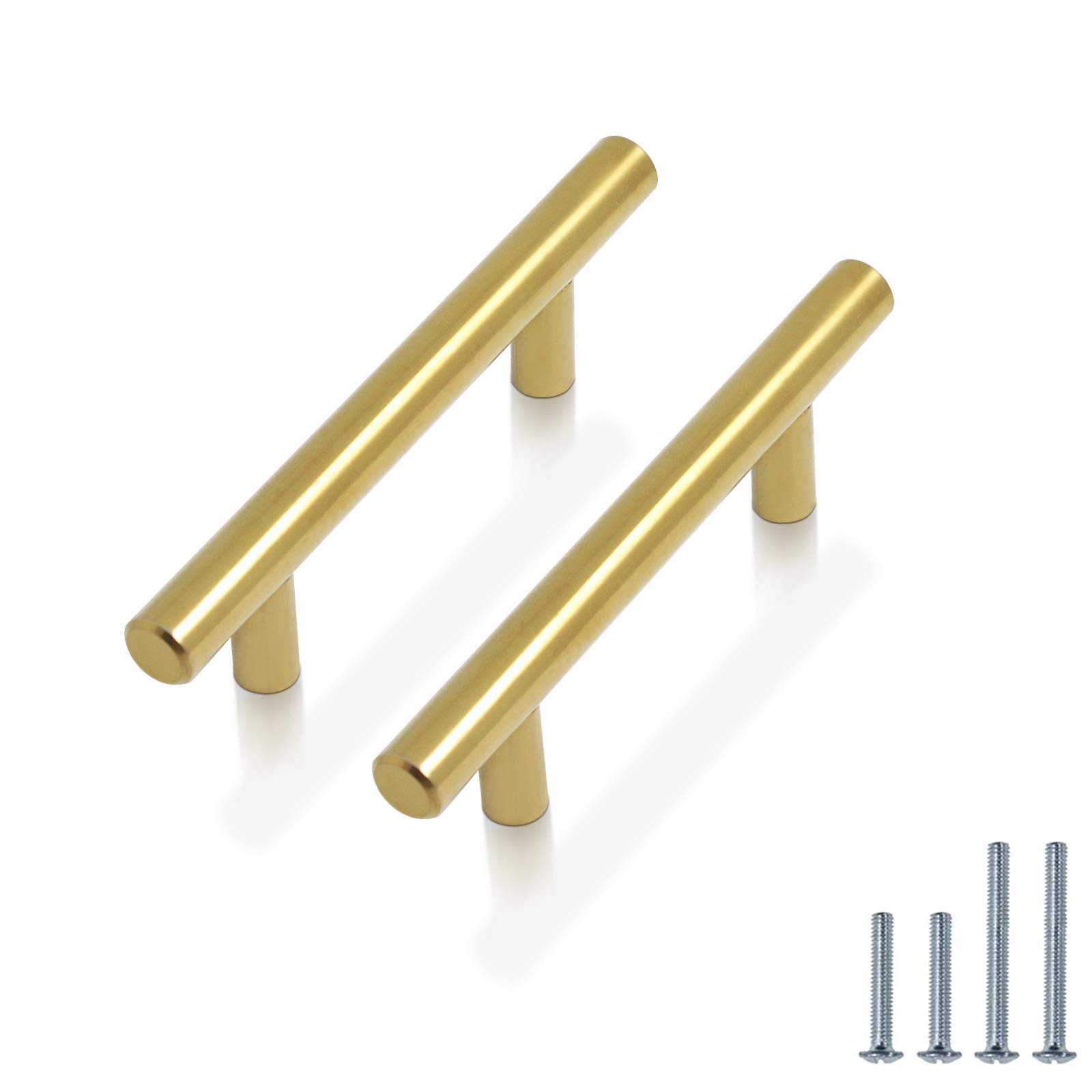 Buy PinLin 20 Pack Handles 76mm(3 inch) Hole Center, Brushed