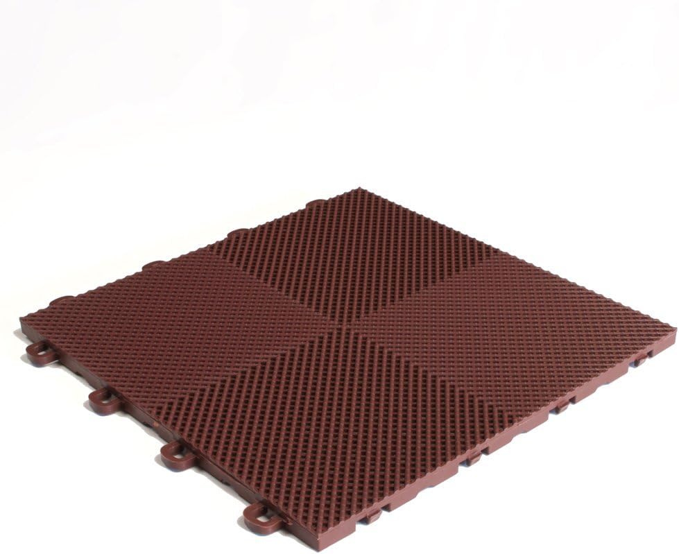 Deck and Patio Flooring Tile (Set of 30) Color: Brown