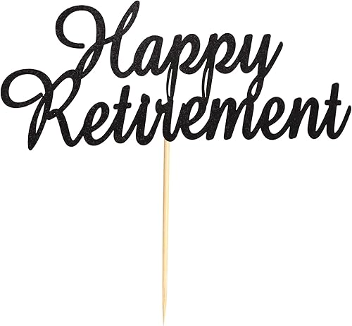 Miniatura 2 de Arthsdite Decoración para tartas de feliz jubilación para tartas retiradas, tema de jubilación, suministros de decoración de pasteles para fiesta de