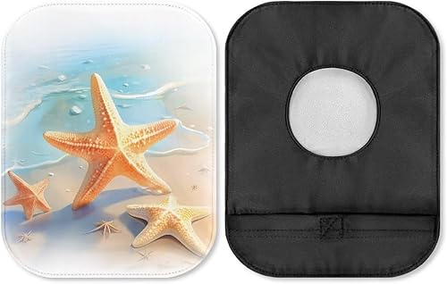 Miniatura 28 de Funda para bolsa de ostomía, cubierta de bolsa de urostomía, bolsas de colostomía, suministros Gato negro floral