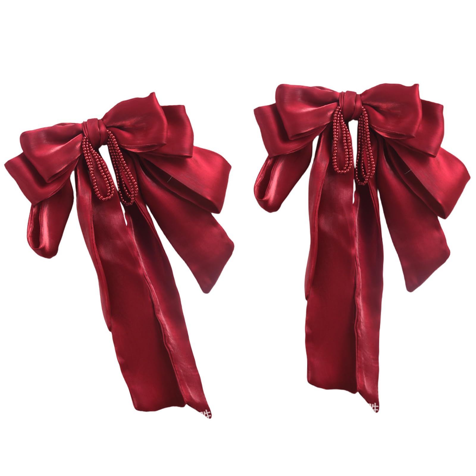 Of 2 Elegant Big Bowknot Curtain Holdbacks Window Drapery Tiebacks Buckles Straps Decors for Parties Celebration Bowknot Curtain Holders
