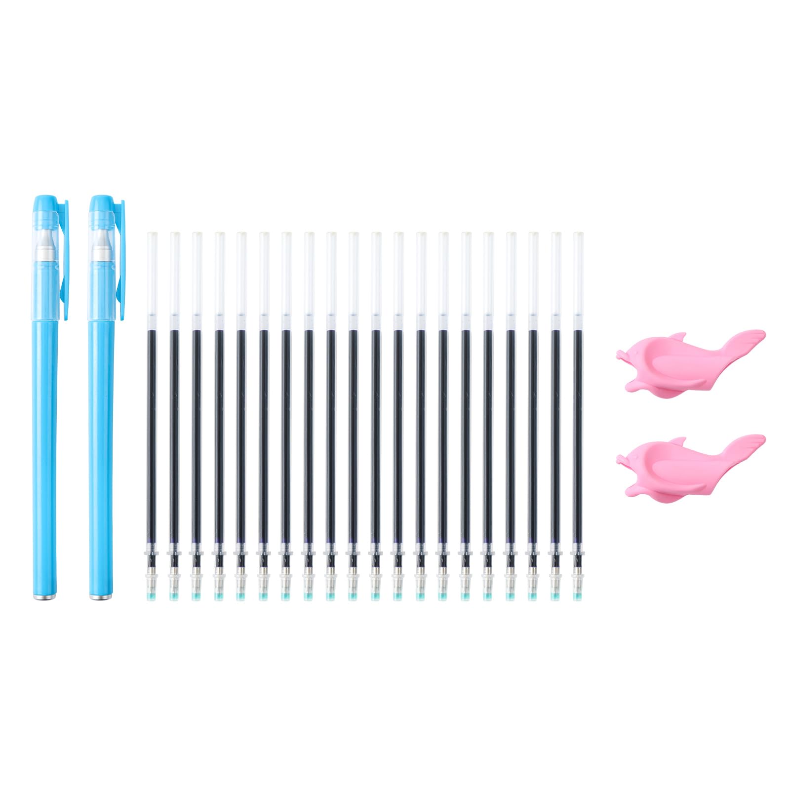 Magic Pens & Refills for Magic Practice Copybook, Drawing Pen of Invisible Ink, Writing Training Aid Pencil Grip,Tracing Copy Book Material for Kindergarten Kids