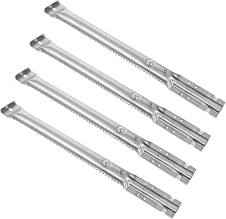 YARNOW 1 Conjunto Tubo De Fogo Telescópico Queimadores De Grelha A Gás Tubos Queimador De Tubo De Tubo Para Churrasco Pro Universal Queimador De Tubo De Aço Inoxidável Grelha Ao Ar Livre