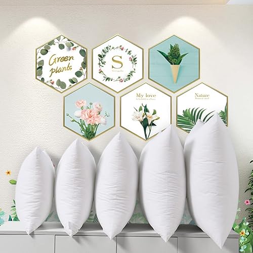 Miniatura 5 de AKPOWER Relleno de almohada blanco de alta calidad, hipoalergénico, de alta resistencia, relleno de algodón PP para fundas de almohada decorativas,