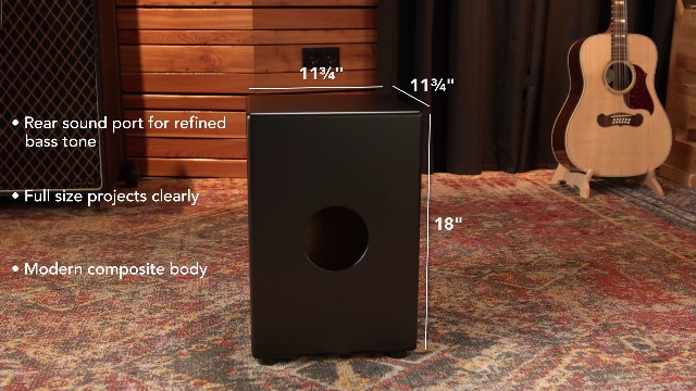 Cajon Meinl Headliner Con Rullante | Legno Di Frassino, Suono Basso E Acuto | Per Musica Acustica | Garanzia 2 Anni