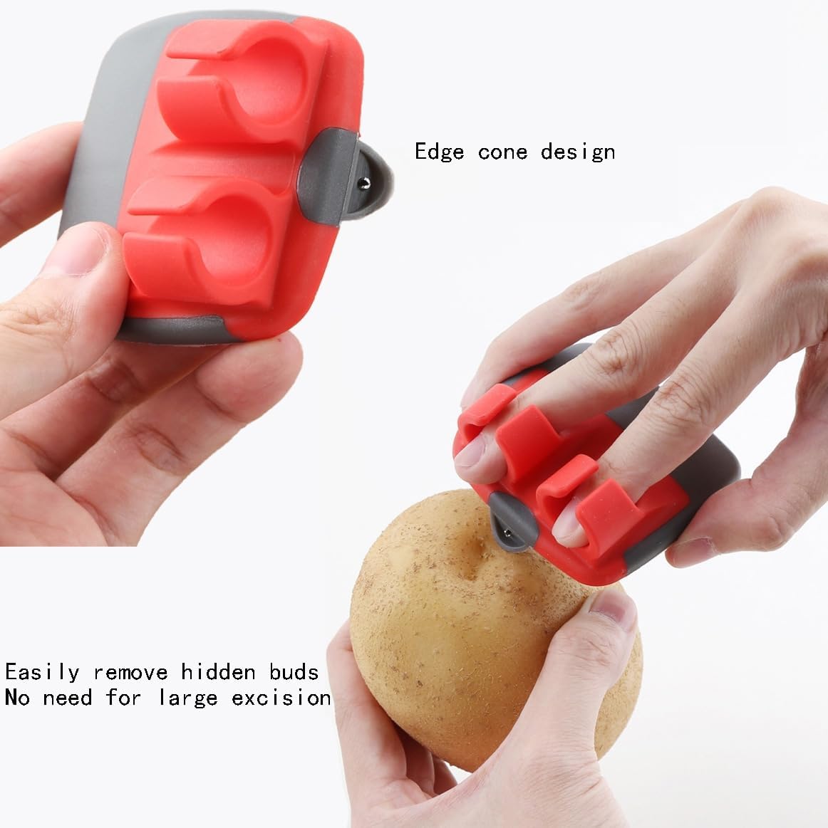 3 Pieces Vegetable Brush Kitchen Fruit Potato Scrubber Cleaning Tool -2 Pieces Peeler for Potatos Melon and Fruit