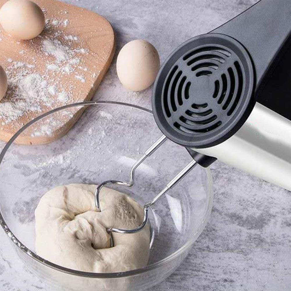 Frullatore a Immersione, Potente Potenza da 300 W, con Motore Turbo per impieghi gravosi, Frusta elettrica da appoggio, per Biscotti, Brownies, Torte, Pasta, pastelle