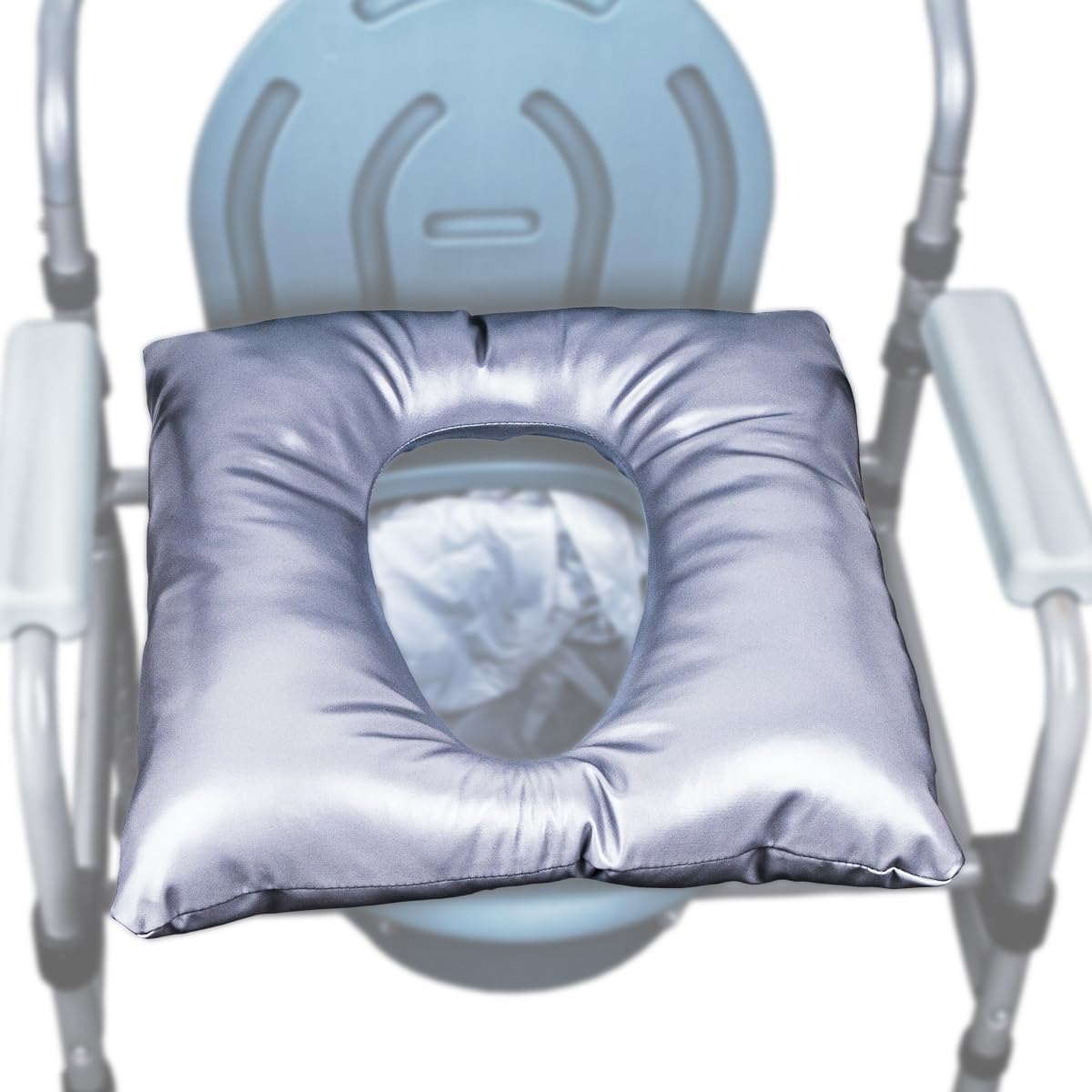 Commode Seat Cushion, Super Soft Sponge Padded Commode