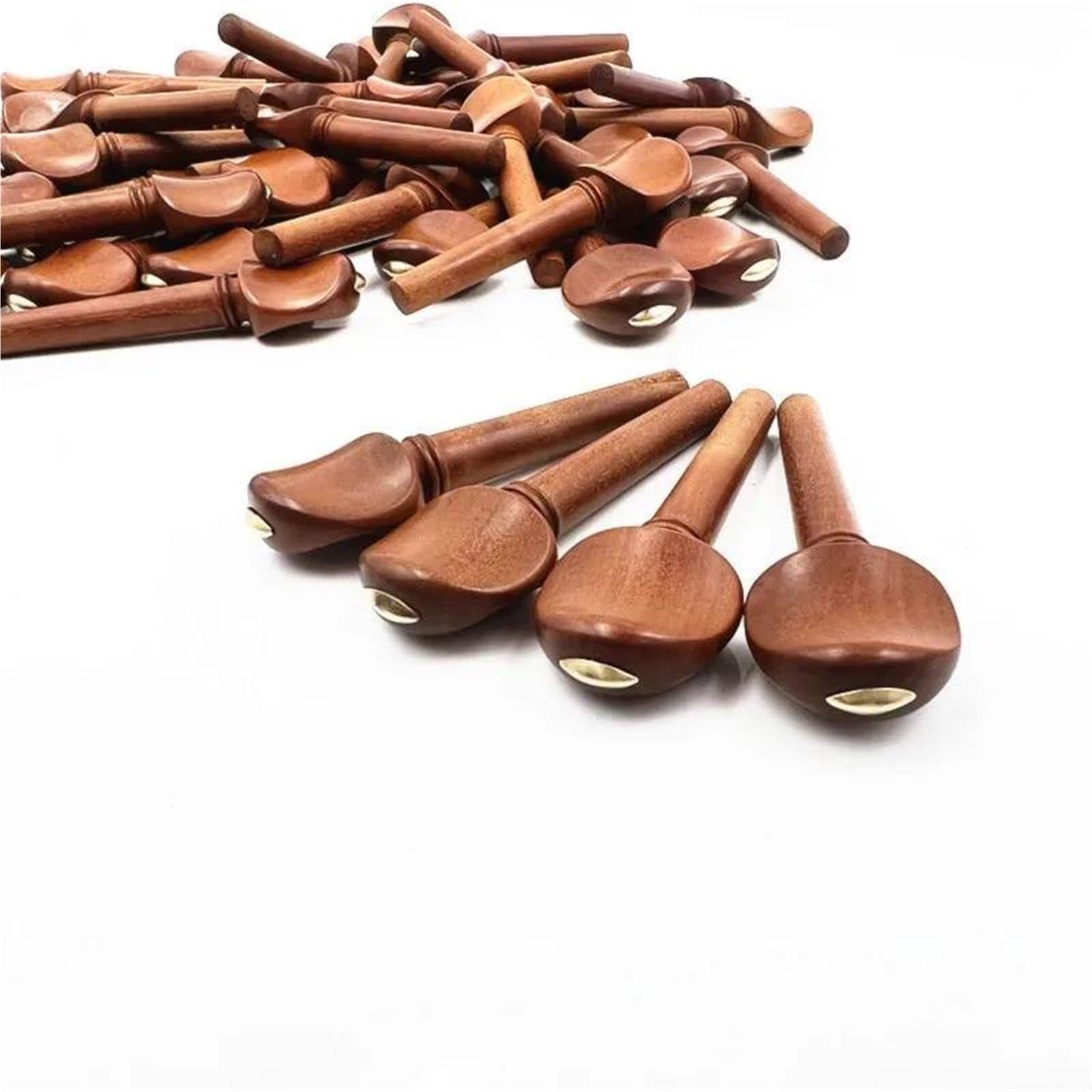 Accessori Per Strumenti A Violino Un Set Di 4 Accessori Per Corde Violino In Bronzo E Rame