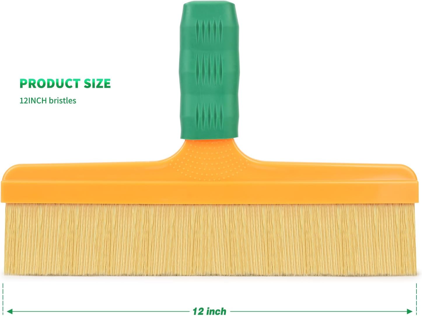 FOSHIO Brush Wrap Tool, 12" Professional Soft Boar Hair Bristle Car Detailing Brush with Rubber Handle for Vinyl Wrapping, Cleaning Interiors & Exteriors Car Wash & Window Tint Brush Tool