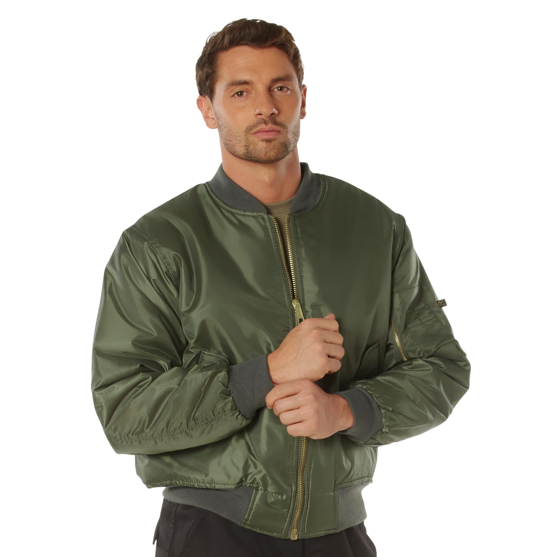 Rothco%Rothco Ma-1 Flight Jacket-Sage, Medium : Amazon.ca 