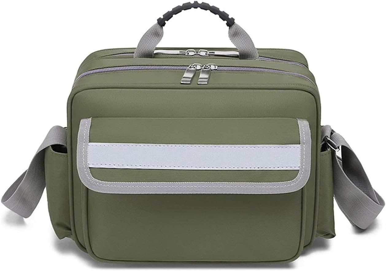 First Aid Shoulder Bag, Emergency Medical Supplies Organizer Empty,Survival Essentials Trauma Kit for EMTs, Paramedics, and