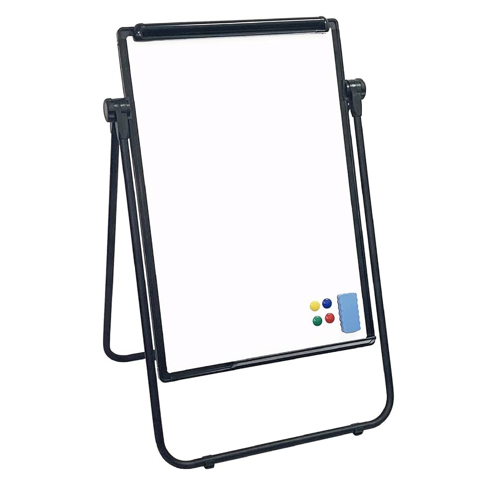 ホワイトボード 高度調整可能 板面360度回転可能 マグネット付きボード Amazon | 【工場直販店】ホワイトボード両面回転式モバイル