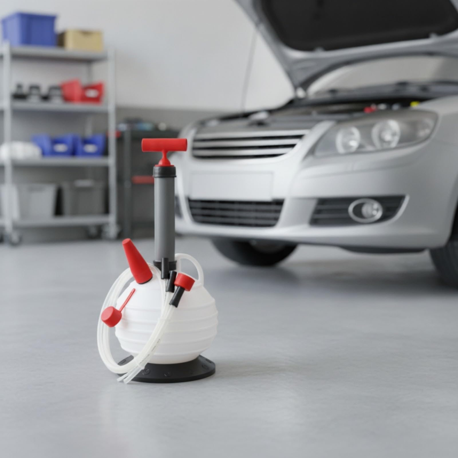 Pompa per Benzina Autoadescante | Pompa di Travaso con Tubo, senza, per Officina, Garage, Meccanici