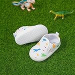 Meckior Infant Baby Girls Boys Canvas Shoes Soft Sole Toddler Slip On Newborn Crib Moccasins Casual Sneaker Austin Boy's Flat Lazy Loafers First Walkers Skate Shoe - Image 5