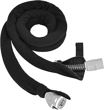 iGuerburn 6 ft 4 in غطاء خرطوم CPAP ل ResMed Airsense 11 & 10 ClimateLineAir أنابيب ساخنة، كامل طول سستة غطاء أنبوب CPAP كم يقلل من التكثيف والضوضاء، والدليل على القط