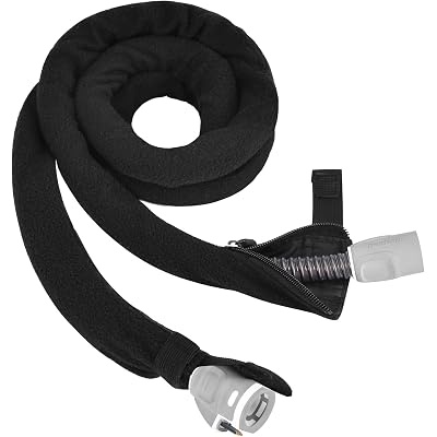 iGuerburn 6ft 4in CPAP Hose Cover for ResMed Airsense 11 & 10 ClimateLineAir Heated Tubing, Full-Length Zipper CPAP Tube Cover Sleeve Reduces Condensation & Noise, Cat Proof