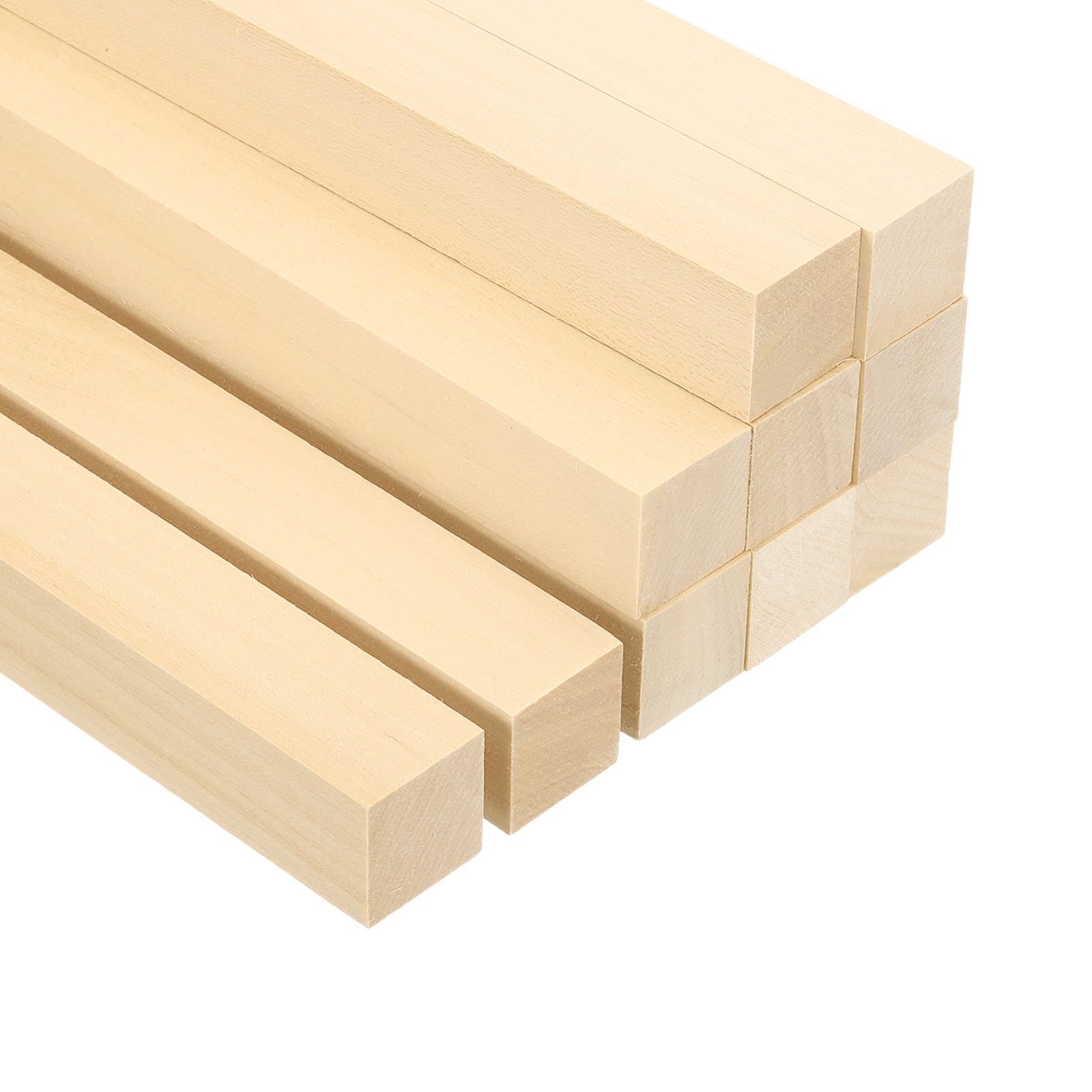 PATIKIL 1-3/16 Inch Dowel Rods Wood Sticks, 10 Pcs 4 Inch Long Square Wooden Dowels Unfinished Hardwood Sticks for Craft DIY Supplies — image 1