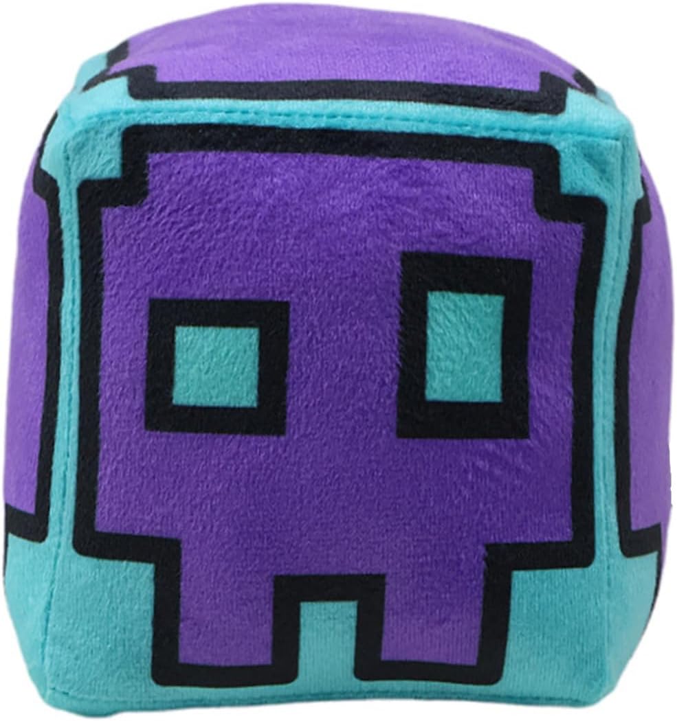Cute Geometry Plush Toy, Cube Volume Game Stuffed Birthday Gift for Fans Kids (4 Pcs)