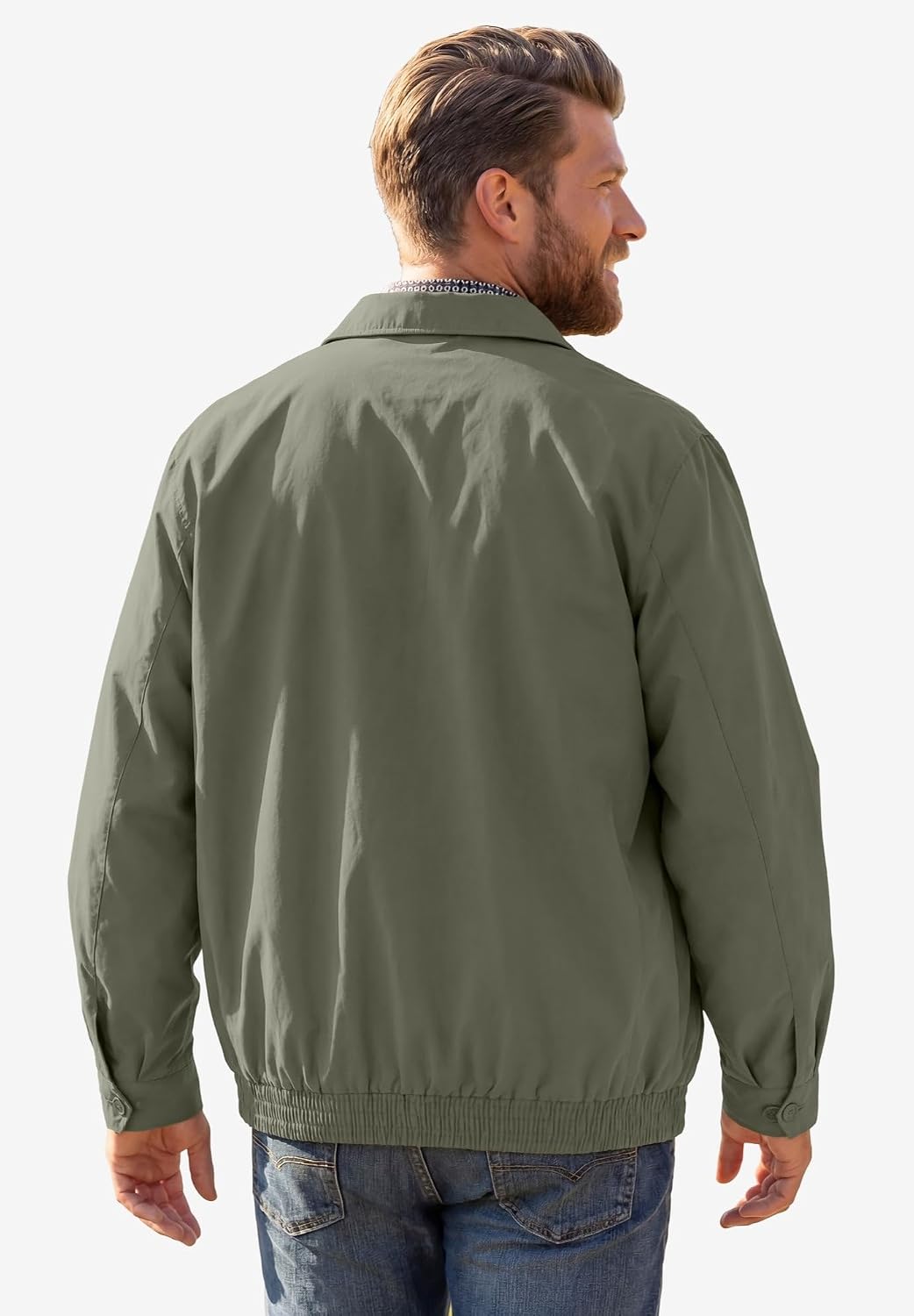 KingSize Men's Big & Tall Classic Water-Resistant Bomber